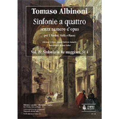 9790215308084 - SINFONIA A QUATTRO D-DUR SI 4