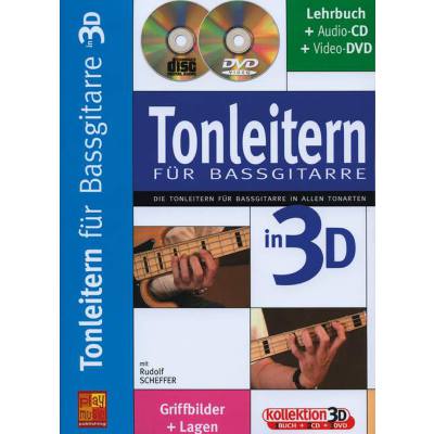 3555111302002 - Tonleitern für Bassgitarre in 3 D