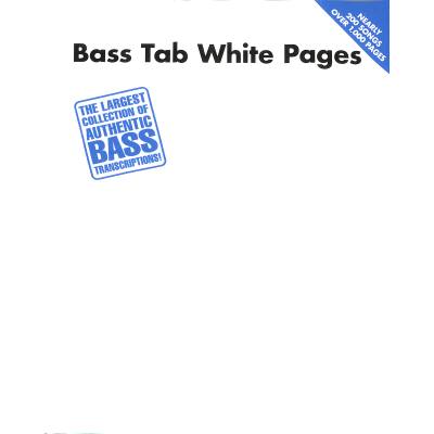 0073999987140 - Bass tab white pages