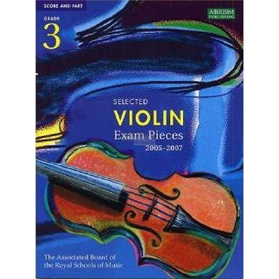 9781860964749 - Selected violin examination pieces 3 - 2005-2007