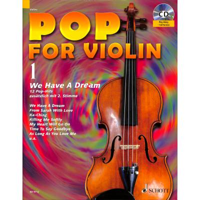 9790001136396 - Pop for Violin m Audio-CD Geheftet