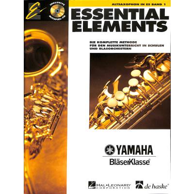 9789043112314 - Noten ESSENTIAL ELEMENTS 1 Altsaxophon mit CD Yamaha Bläserklasse DHE 0567