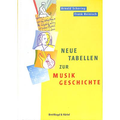 Neue Tabellen zur Musikgeschichte