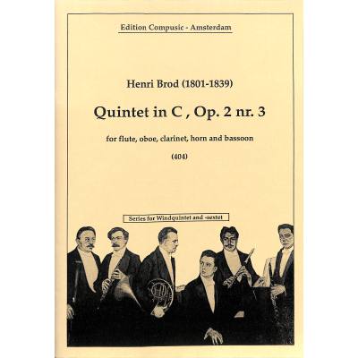 9789043149754 - Quintett C-Dur op 2 3