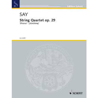 9790001174862 - String quartet op 29 divorce - Scheidung 9790001174862 - String quartet op 29 divorce - Scheidung