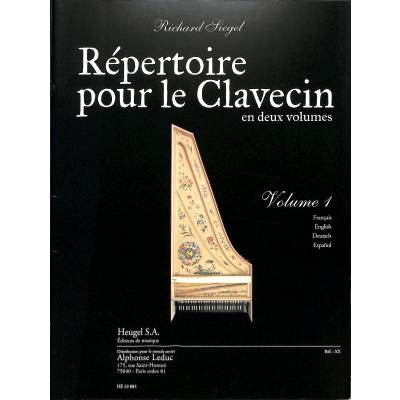 Repertoire pour le clavecin 1