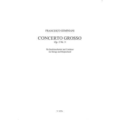 9790202309506 - Concerto grosso d-moll op 2 3