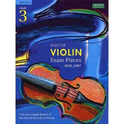 9781860964817 - SELECTED VIOLIN EXAMINATION PIECES 3 - 2005-2007