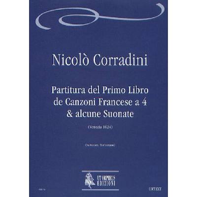 9790215300484 - Partitura del primo libro de canzoni francese a 4 + alcune