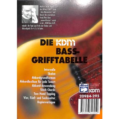 Kdm Bass Grifftabelle Musikhaus Hieber Lindberg