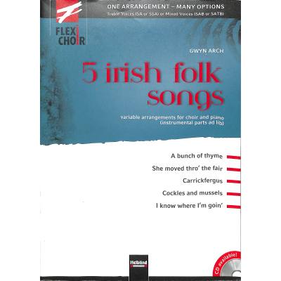 9790500226802 - 5 Irish Folk songs