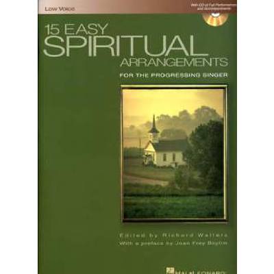 0073999361810 - 15 easy spiritual arrangements for the progressing singer