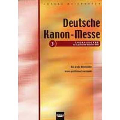 9790500222781 - Deutsche Kanonmesse 3 9790500222781 - Deutsche Kanonmesse 3