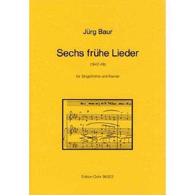 9790202003237 - 6 frühe Lieder