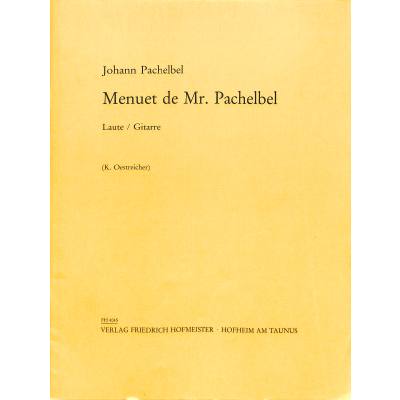 Menuett de Mr Pachelbel