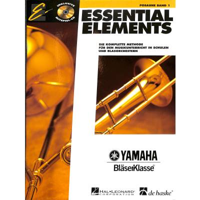 9789043112376 - Noten ESSENTIAL ELEMENTS 1 Posaune incl CD Yamaha Bläserklasse DHE 0573