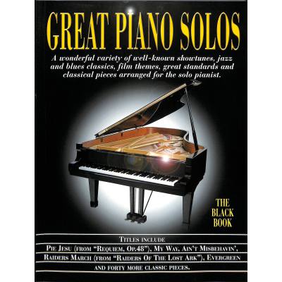 Great piano solos - black book