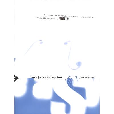 0805095147704 - Easy Jazz Conception Violin Geheftet