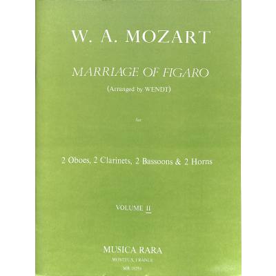 9790004488461 - Le nozze di Figaro - Harmoniemusik 2 KV 492