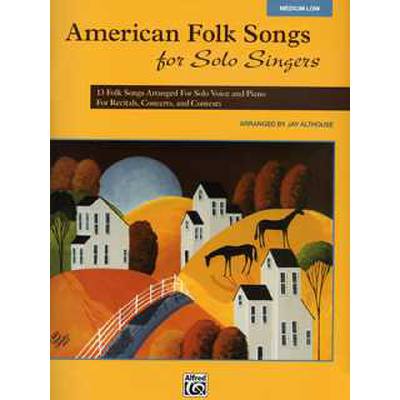 0038081397610 - American folk songs for solo singers - medium low