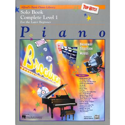 Alfred's basic piano library - Solo book 1 | Top Hits | Broadway