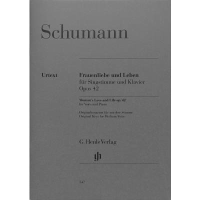 9790201805474 - G Henle Urtext-Ausgabe   Robert Schumann - Frauenliebe und Leben op 42 - Robert Schumann - Frauenliebe und Leben op 42 Kartoniert (TB)