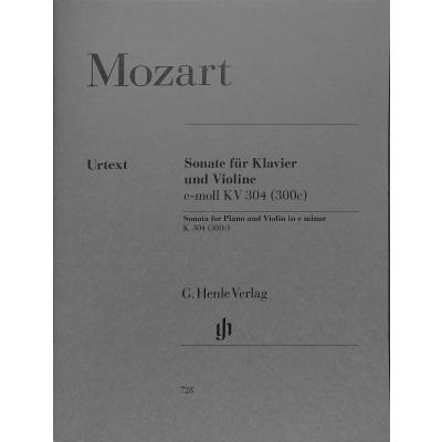 9790201807287 - Mozart Wolfgang Amadeus - Violinsonate e-moll KV 304 (300c) - Wolfgang Amadeus Mozart Kartoniert (TB)