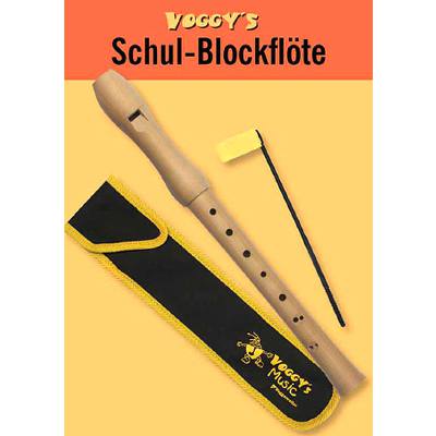 4250258305075 - Schul-Blockflöte VOGGY mit barocker Griffweise aus Holz