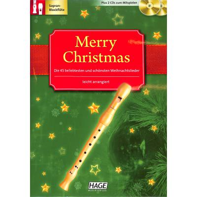 4026929907387 - Noten Merry Christmas 45 alte & neue Weihnachtslieder Hage 1080