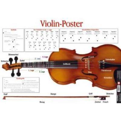 9783802405082 - Poster Violine DIE tägliche Übung für alle Streicher Voggenreiter