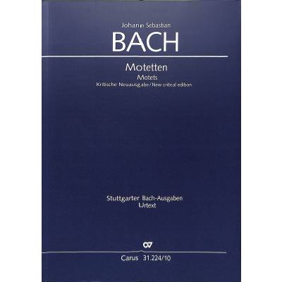 9790007089177 - Motetten BWV 225-231 Neuausgabe ohne Bc