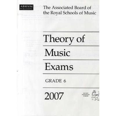 9781860962615 - Theory of music examinations - grade 6