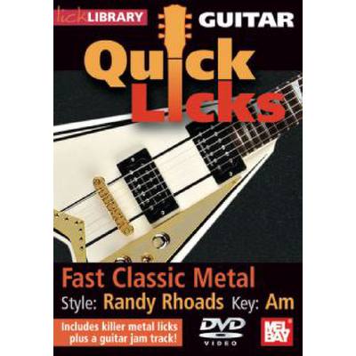 Guitar quick licks - fast classic metal