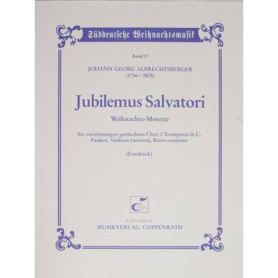 9790007114831 - Jubilemus salvatori (Weihnachtsmotette)