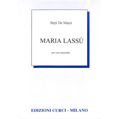 Maria lassù - Bepi de Marzi (4 voix MuseScore) Sheet music for Soprano,  Alto, Tenor, Bass voice (SATB)