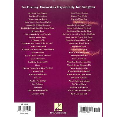 Disney Songs For Singers Musikhaus Hieber Lindberg