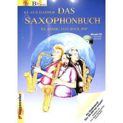 9783802405136 - Noten Saxophonbuch 1 Tenorsax Klaus Dapper Voggenreiter 0513