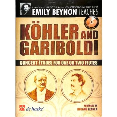 9789043128155 - Köhler and Gariboldi für ein oder zwei Flöten m Audio-CD - Giuseppe Gariboldi Ernesto Köhler Kartoniert (TB)