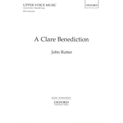 9780193426351 - A clare benediction