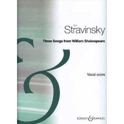 9790060027222 - 3 Songs from William Shakespeare