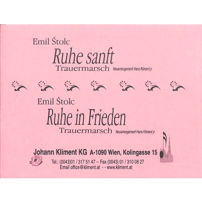 Ruhe in Frieden ruhe sanft Trauermarsch - Notenbuch.de