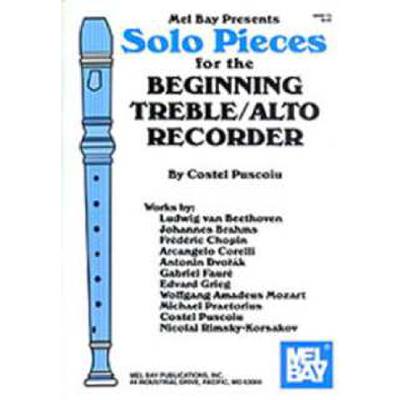 0796279071383 - Solo pieces for the beginning treble   alto recorder