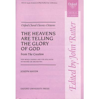 9780193418035 - The heavens are telling the glory of god