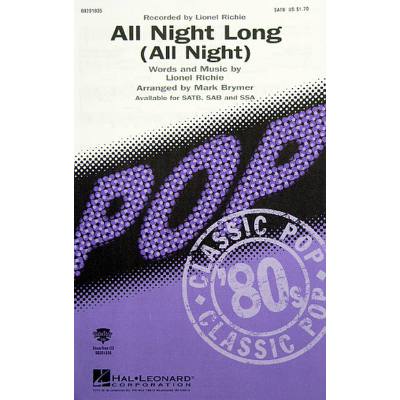 0073999478136 - All night long 0073999478136 - All night long