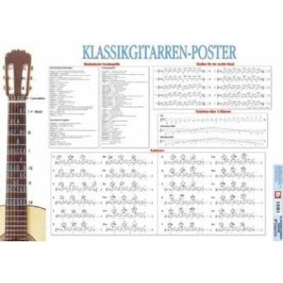 9783802404832 - - Klassikgitarren-Poster