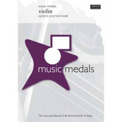 9781860964909 - Music medals violin options practice book