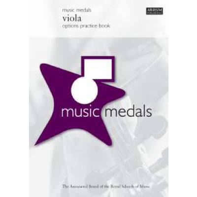 9781860965180 - MUSIC MEDALS VIOLA OPTIONS PRACTICE BOOK