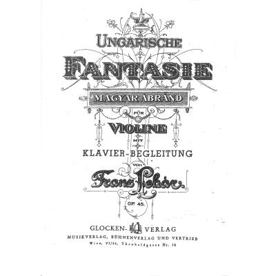 9790570060030 - Ungarische Fantasie