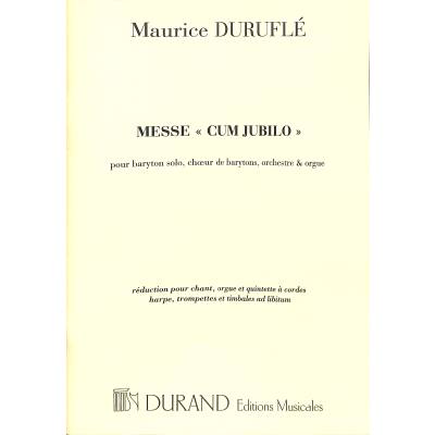 9790044067527 - Messe cum jubilo op 11 a une voix