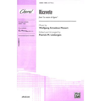 0038081359113 - Ricevete (aus Le nozze de Figaro) 0038081359113 - Ricevete (aus Le nozze de Figaro)